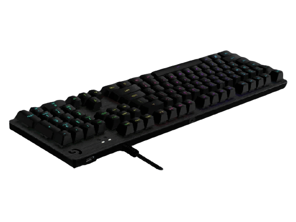 Logitech® G513 LIGHTSYNC RGB Mechanical Gaming Keyboard - CARBON - GX Brown - TACTILE - US INT"L - USB 