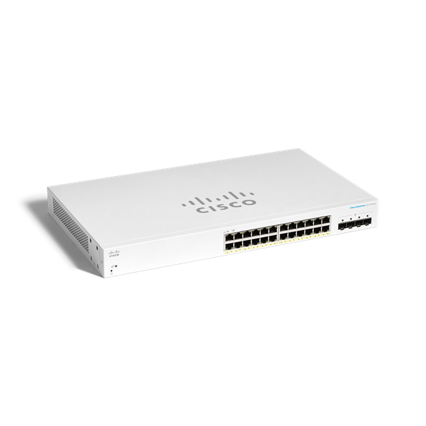 CBS220 Smart 24-port GE, PoE, 4x1G SFP 
