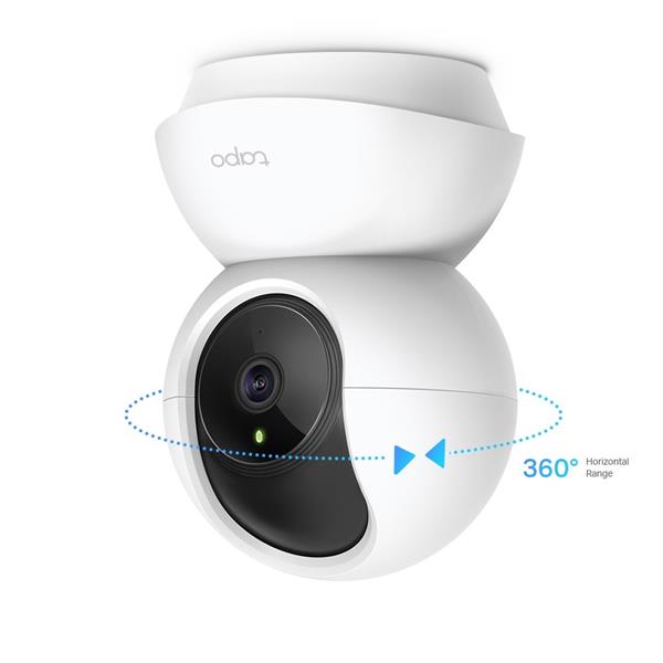 Pan/Tilt Home Security Wi-Fi Camera SPEC: 3MP (2304x1296), 2.4 GHz, Horizontal 360o  FEATURE: Pan/Tilt, Motion Detection 
