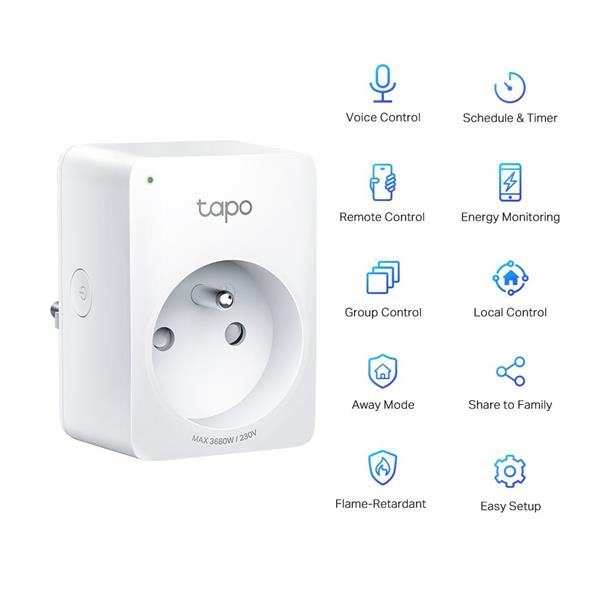 Mini Smart Wi-Fi Socket, Energy Monitoring,German type plug!
SPEC: 100-240 V, Max Load 16 A, 50/60 Hz, 2.4 GHz Wi-Fi ne 