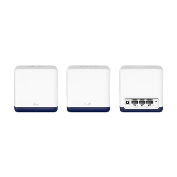 AC1900 Whole Home Mesh Wi-Fi System SPEED: 600 Mbps at 2.4 GHz + 1300 Mbps at 5 GHz SPEC: 3× Internal Antennas, 3× Gigab 