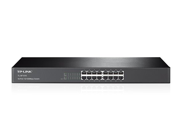 16-Port 10/100 Mbps Switch
PORT: 16× 10/100 Mbps RJ45 Ports
SPEC: 1U 19-inch Rack-mountable Steel Case
FEATURE: Plug 