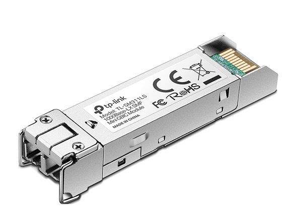 Omada Gigabit Single-Mode SFP Module SPEC: Single-mode, MiniGBIC, LC Interface, Up to 20 km Distance