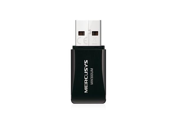 N300 Wireless Mini USB Adapter SPEED: 300 Mbps at 2.4 GHz SPEC: 2× Internal Antennas, USB 2.0  FEATURE: Mini Size