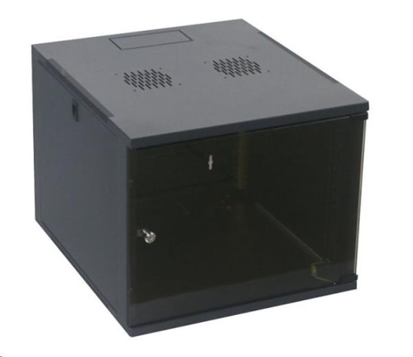 Eurocase nástenný/stojanový rozvádzač GQ5609 9U / 19" 540x600x445mm