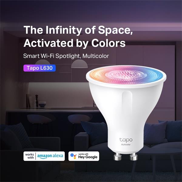 Smart Wi-Fi Spotlight, Dimmable SPEC: 2.4 GHz, IEEE 802.11b/g/n, GU10 Base, 220–240 V, 50/60 Hz, 350 lm, 3.7 W, 2,200 K~