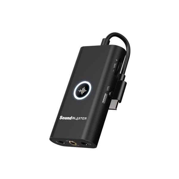 Creative Sound Blaster G3, zvuková karta, DAC prevodník a zosilňovač pre herné konzoly, USB-C, externá 