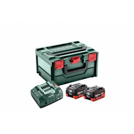 Metabo Basis-Set 2x LiHD 10Ah +ASC 145 +mB   