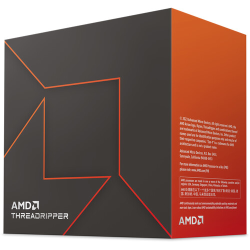 CPU AMD Ryzen Threadripper 7980X (64C/128T, Až 5.1GHz, 324MB Cache, 350W, sTR5) Box