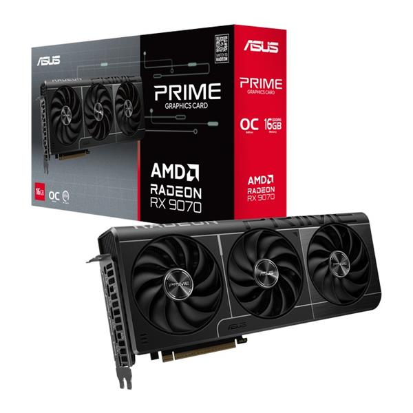 ASUS PRIME RX9070 OC 16GB/256-bit GDDR6 HDMI 3xDP