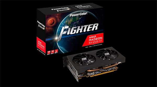 PowerColor Radeon RX 6500XT Fighter 4GB/64bit GDDR6 3xDP HDMI 