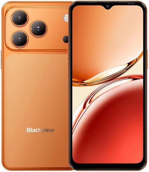 Blackview WAVE 7C LTE 6.56" HD IPS 720x1612 90Hz 4+64GB CAM 32MP/13MP Face ID 5000mAh Android 16, oranžový