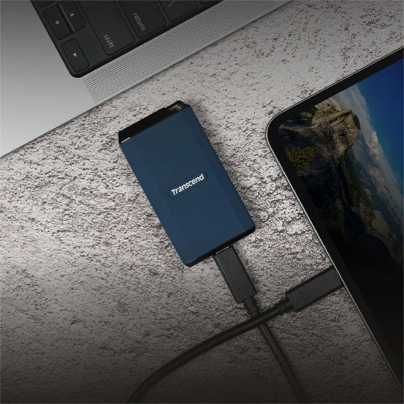Transcend SSD 4TB ESD410C USB 3.2 Gen 2x2 - Dark Blue 