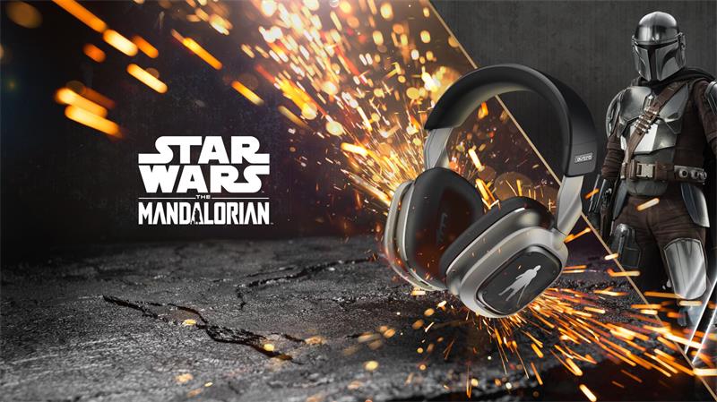 Logitech ASTRO A30 - bezdrôtové herné slúchadlá - Mandalorian Edition - PlayStation 