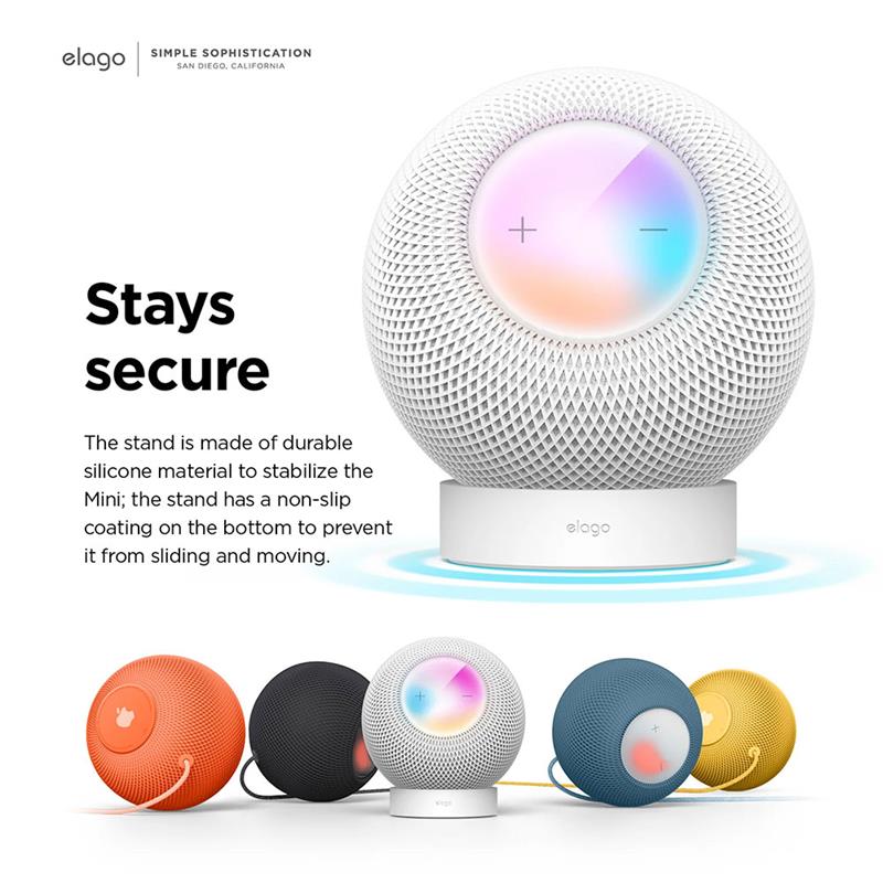 Elago Silicone Stand for HomePod Mini - White 