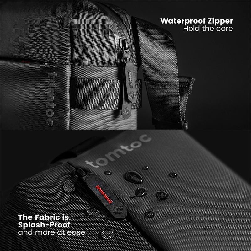 TomToc taška Explorer Sling Bag H02 pre Macbook Pro 14" M1/M2/M3 - Black 