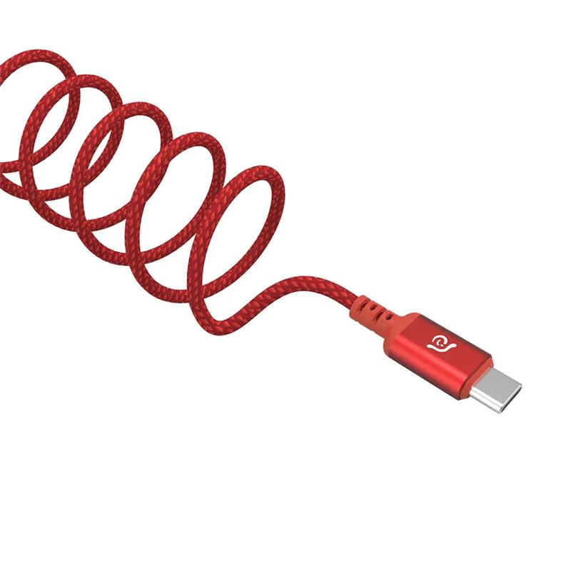Adam Elements kábel CASA S120 USB-C na USB-C 60W 1.2m - Red 