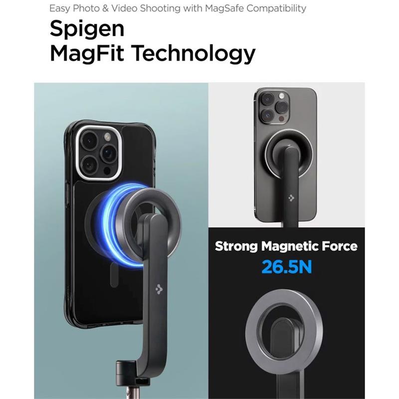 Spigen Selfie Stick Tripod Magsafe - Black 