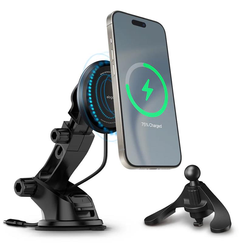 Elago MagSafe Phone Car Mount - Black 