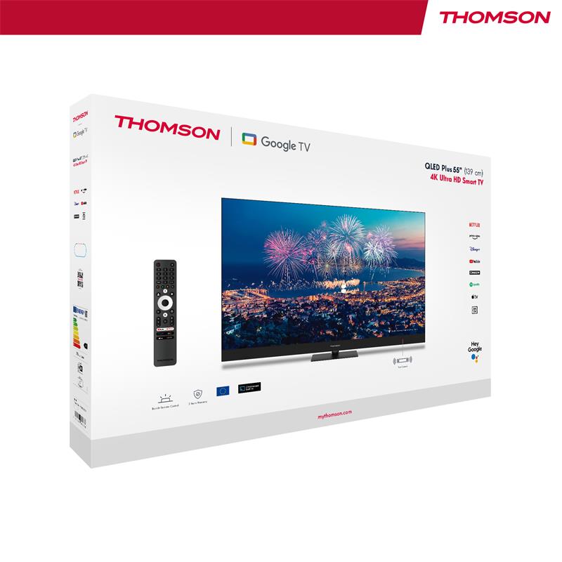 Thomson 55QG6C14 - 4K UHD Google TV 55" QLED, predné repro 