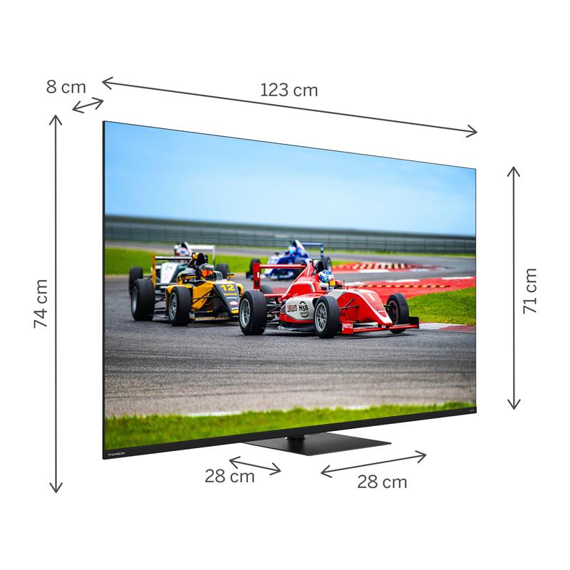 Thomson 55QG7C14 - Google TV 55" QLED Pro, 4K, 144 Hz, 4x HDMI, 3x USB 