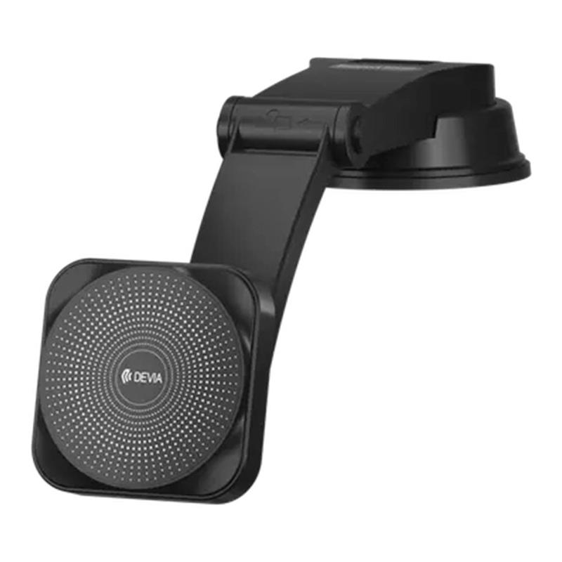 Devia Smart Series Magnetic Wireless Vehicle Bracket - Black 