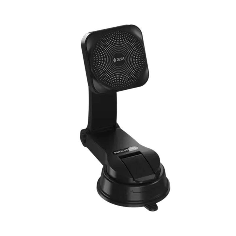 Devia Smart Series Magnetic Wireless Vehicle Bracket - Black 