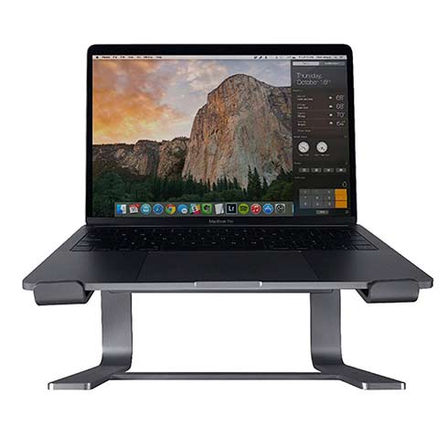 Macally stojan Astand pre Macbook - Space Gray Aluminium 
