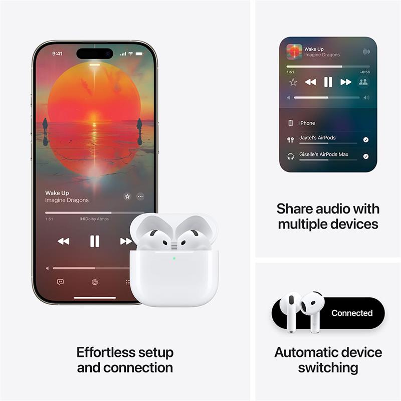 Apple AirPods (4. generácie) s aktívnym potlačením hluku 