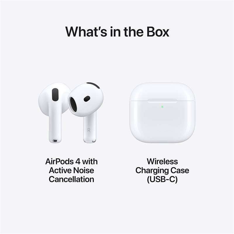 Apple AirPods (4. generácie) s aktívnym potlačením hluku 