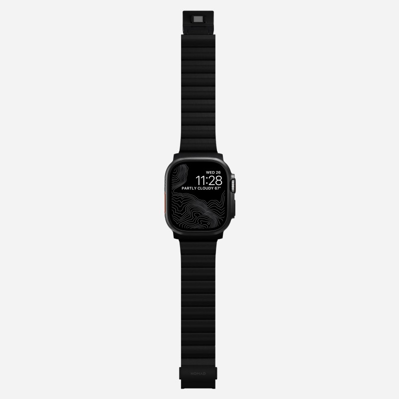 Nomad remienok pre Apple Watch 44-49 mm - Titanium Band Black Hardware 