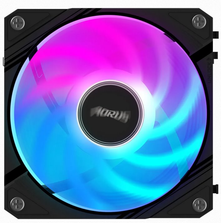 Gigabyte AORUS EZ CHAIN FAN 120, ARGB, black 
