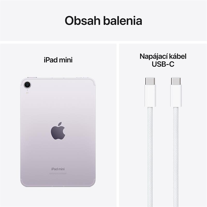 iPad mini Wi-Fi + Cellular 128GB Fialový (2024) 