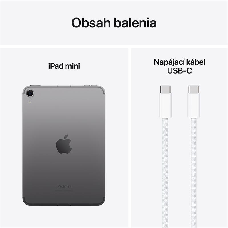 iPad mini Wi-Fi + Cellular 512GB Kozmický sivý (2024) 
