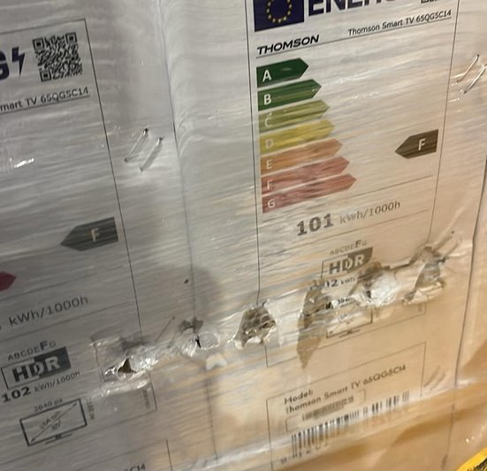 Thomson 65QG5C14 QLED Google TV, poškodený obal 