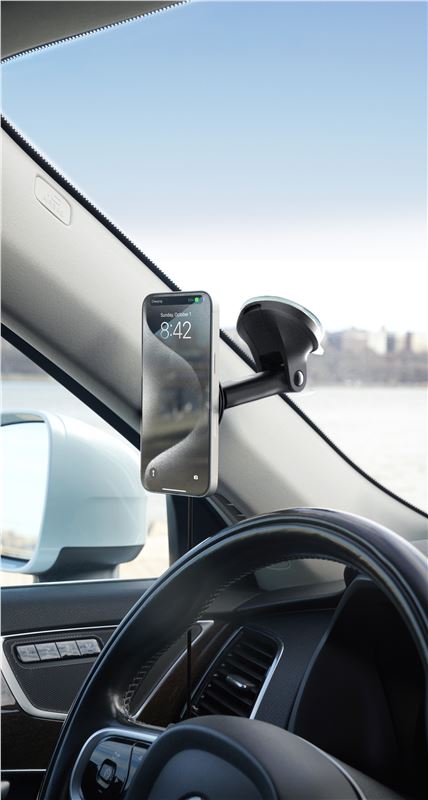 iOttie Velox Mini Qi2 Wireless Dash & Windshield Mount - Black 