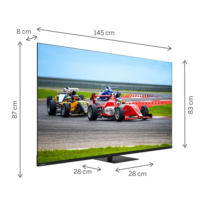 Thomson 65QG7C14 QLED Pro Google TV, poškodený obal  