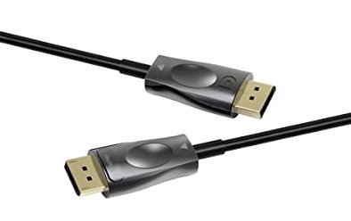 PremiumCord Optický DisplayPort 1.4 kabel M/M, pozlátené konekt. 50m 