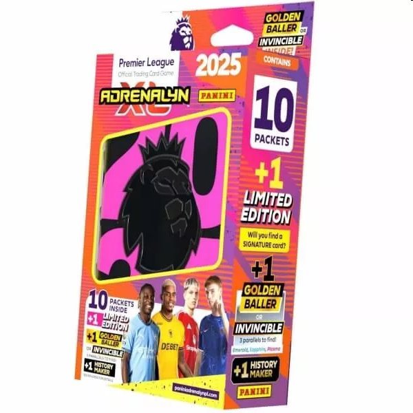 Panini Premier League 2024/2025 Adrenalyn Plechová Krabička (Hranatá) 