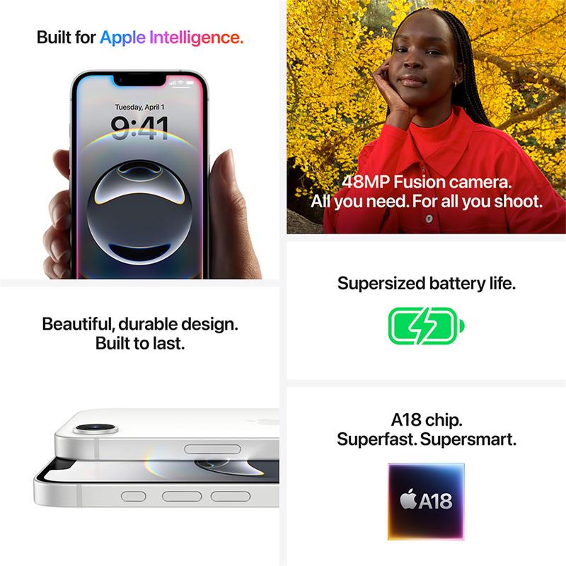 iPhone 16e 128 GB čierny 