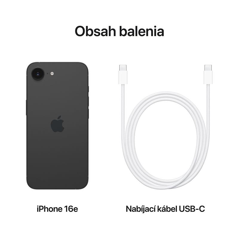 iPhone 16e 128 GB čierny 