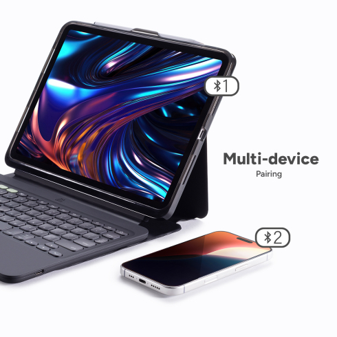 ZAGG klávesnice Pro Keys 2 pre iPad Pro 11" M4 2024 CZ/SK - Black 