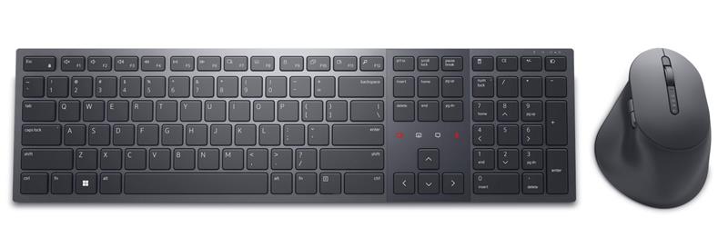 Klávesnica a myš pre spoluprácu Dell Premier - KM900 - US medzinárodná angličtina (QWERTY) - podsvietená 