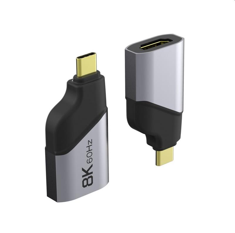PremiumCord Adaptér USB-C na HDMI 8K @ 60Hz, 4K@144Hz Aluminium 