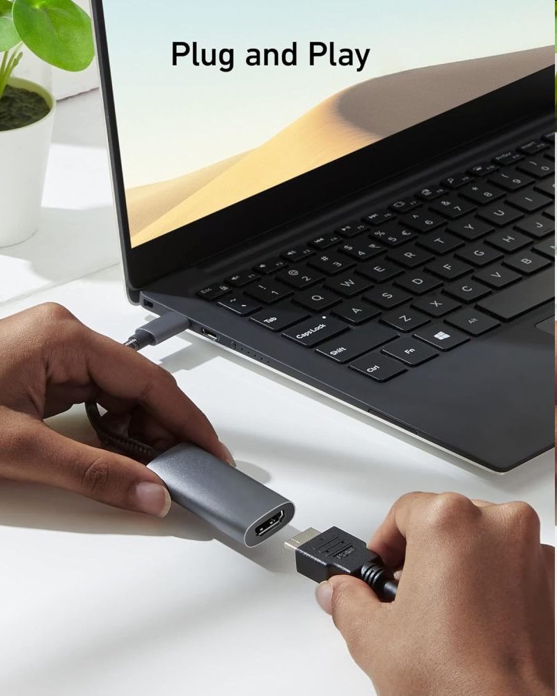 PremiumCord Adaptér USB-C na HDMI 8K @ 60Hz, 4K@144Hz Aluminium 