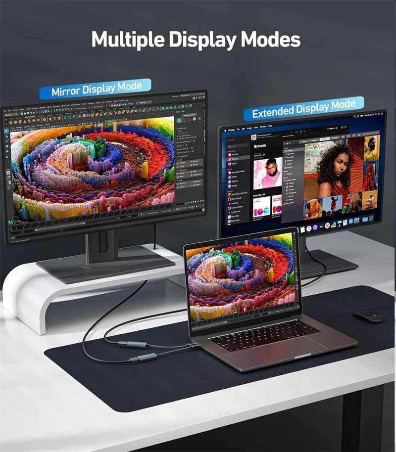 PremiumCord Adaptér USB-C na HDMI 8K @ 60Hz, 4K@144Hz Aluminium 