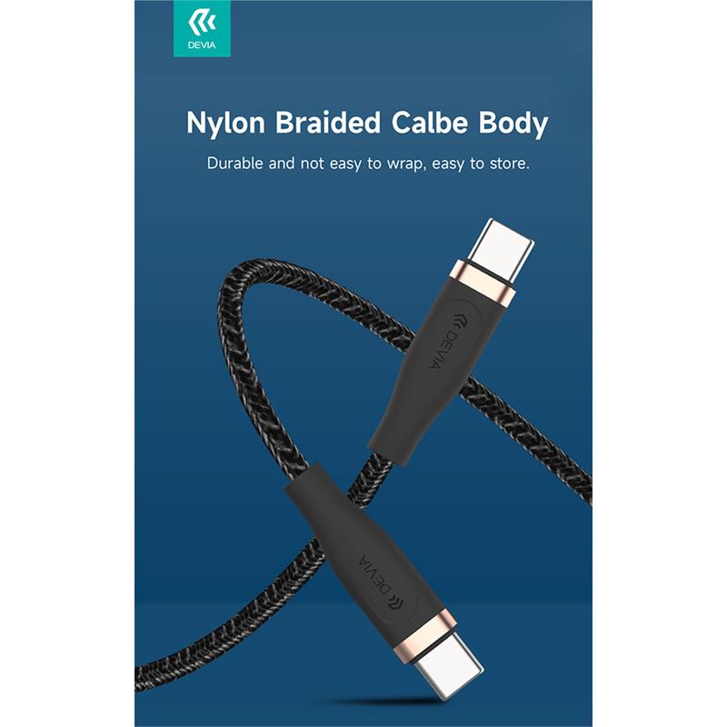 Devia kábel USB-C to USB-C Star Series Cable 1.5m - White 