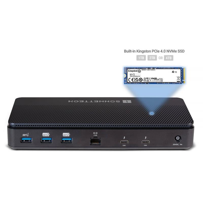 Sonnet Echo 13 Thunderbolt 5 SSD Dock 2TB - Black 