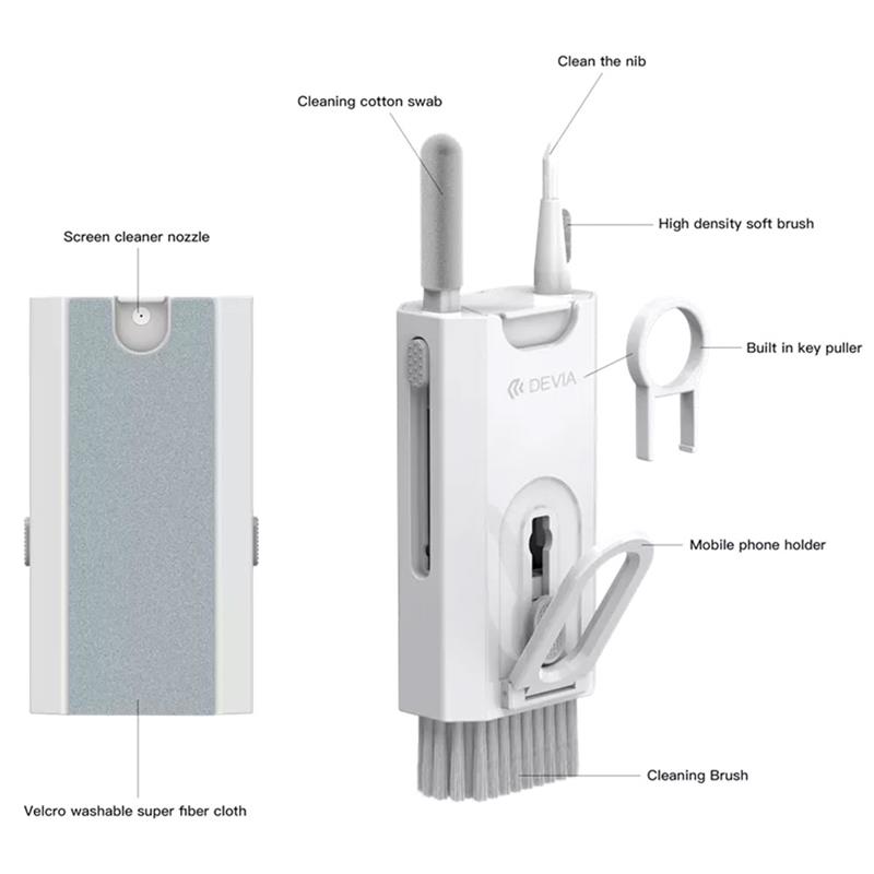 Devia Clean Series 8 in 1 Multi-function Cleaner - White 