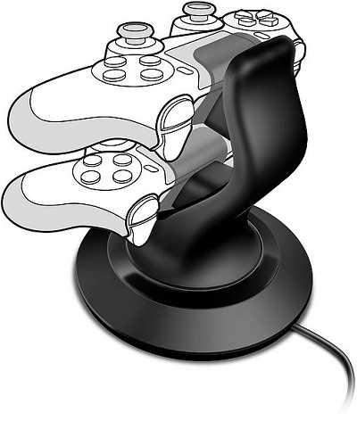 Speedlink Twindock Charging System for PlayStation 4, black [SL-4511-BK] 